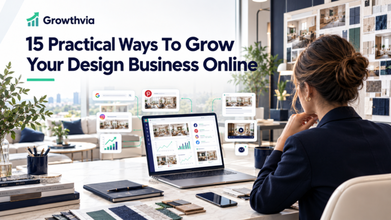 Digital Marketing for Interior Designers: 15 Practical Ways To Grow Your Design Business Online